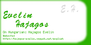 evelin hajagos business card